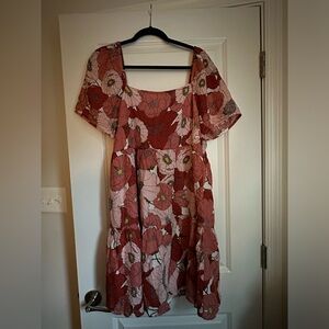 LOFT Poppy Tiered Mini Dress Sz. 14